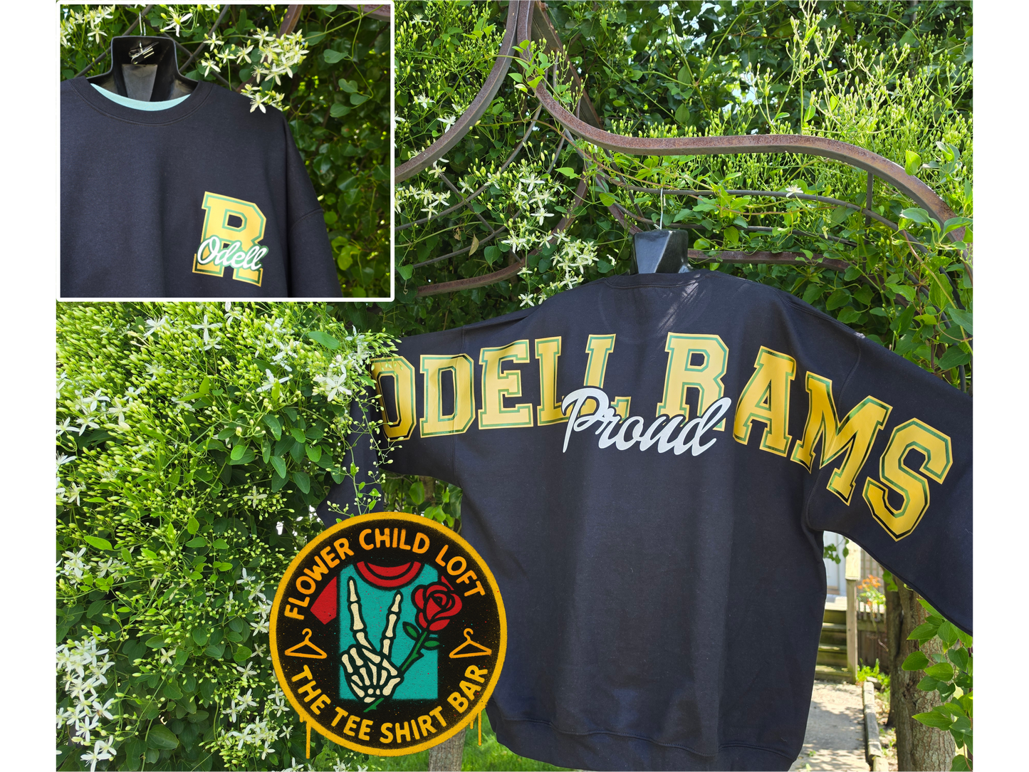 Odell Rams Lettermen Crew (Adult)