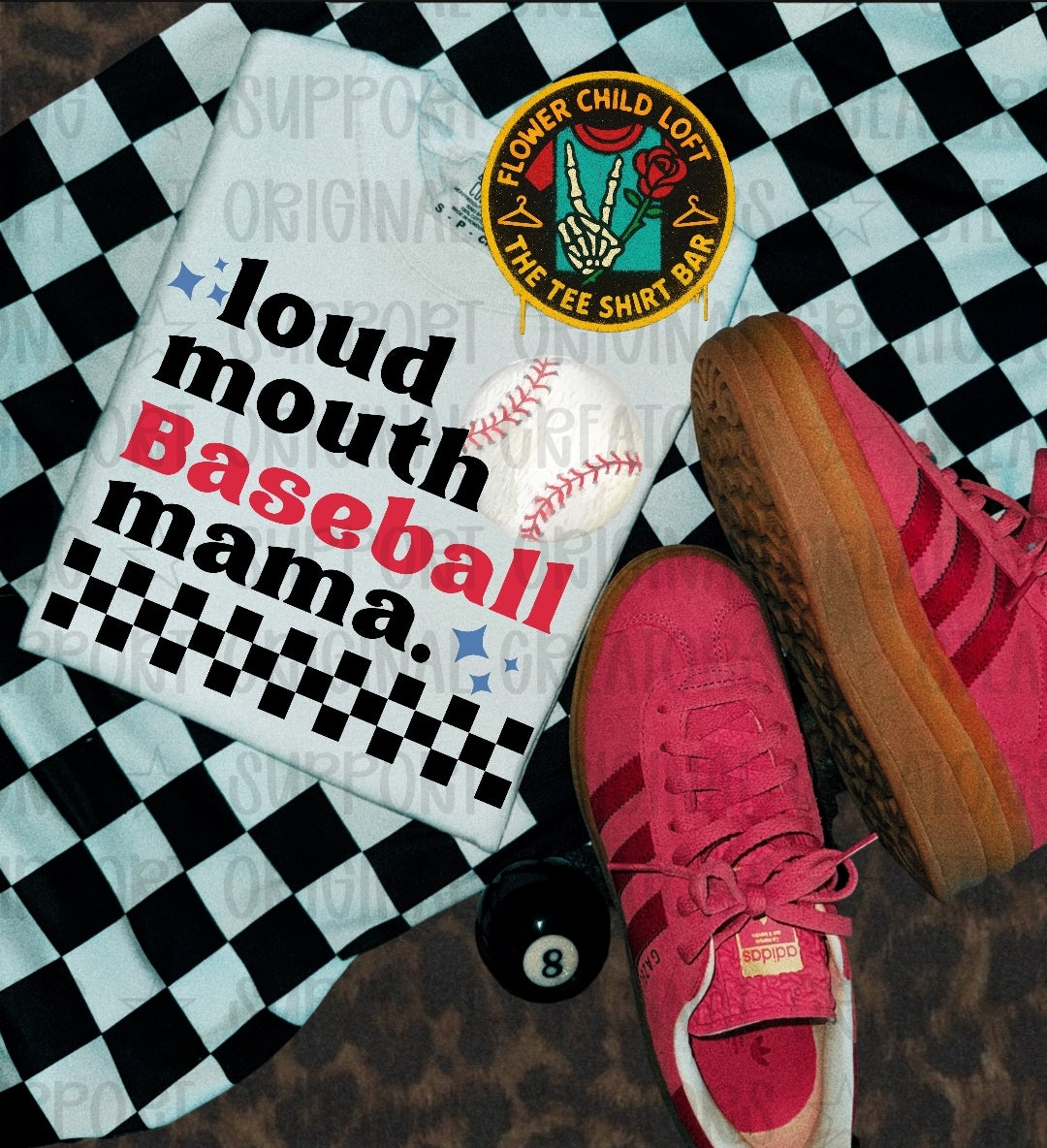 Loud Mouth Baseball Mama
