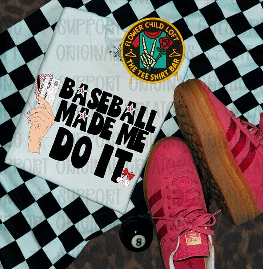 Baseball Made Me Do It