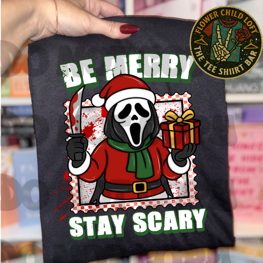 Scream Christmas Stamp