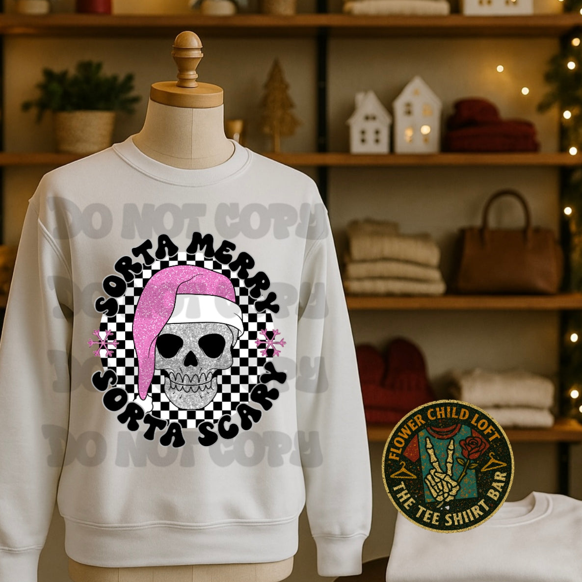 Sorta Merry Sorta Scary (Pink)