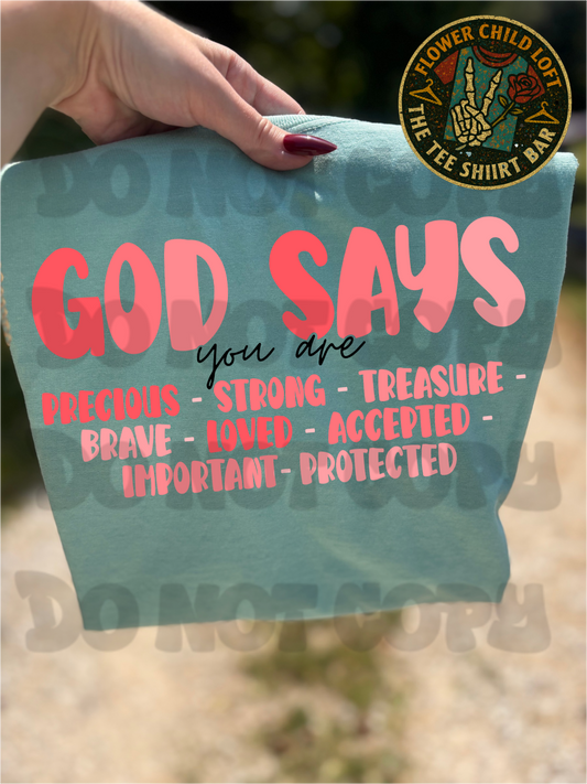 God Says You Are