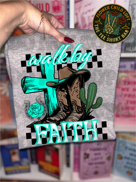 Walk By Faith (Checkered)