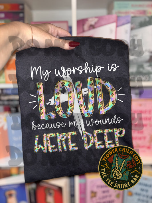 Because My Wounds Were Deep