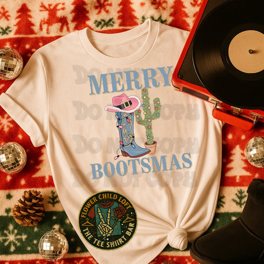 Merry Bootmas (Blue)