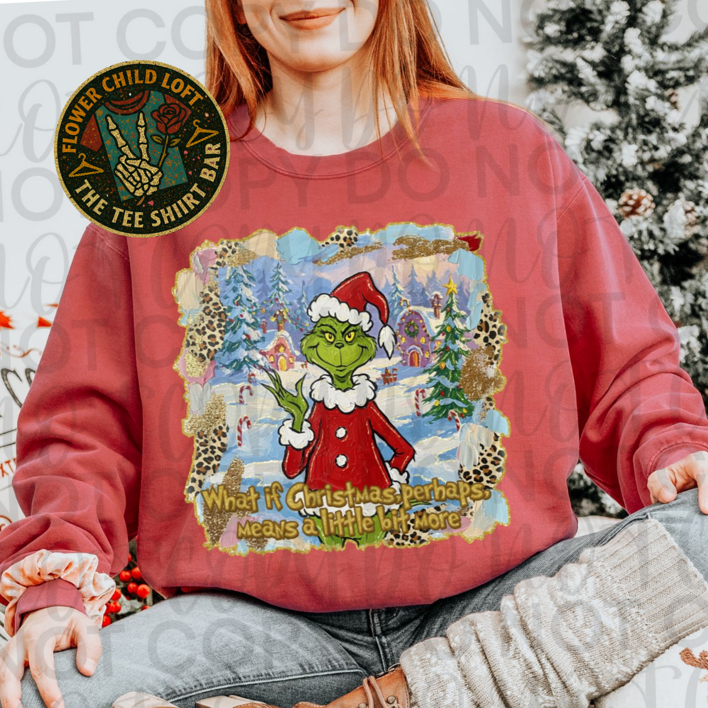 Grinch Oil Painting