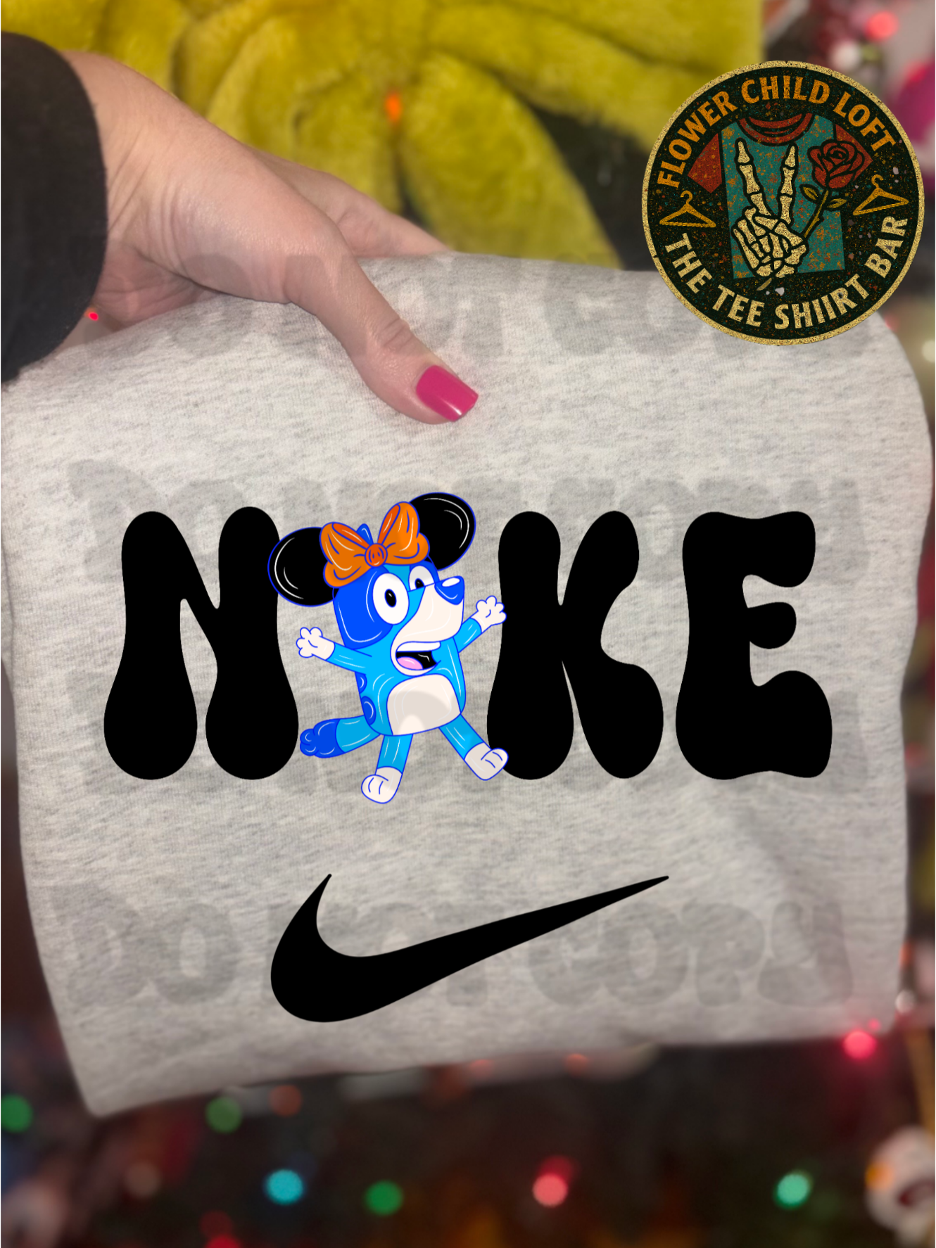 Check It Blue Dog